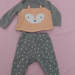 Newborn Fox outfit, soft & comfy Cloud Island